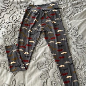 Mustache leggings LuLaRoe